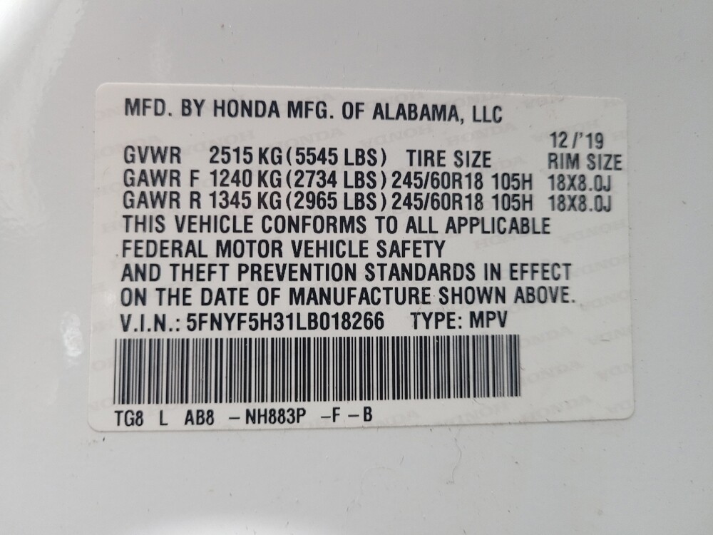 2020 Honda Pilot in Grand Rapids, MI 49508 - 18104600 33