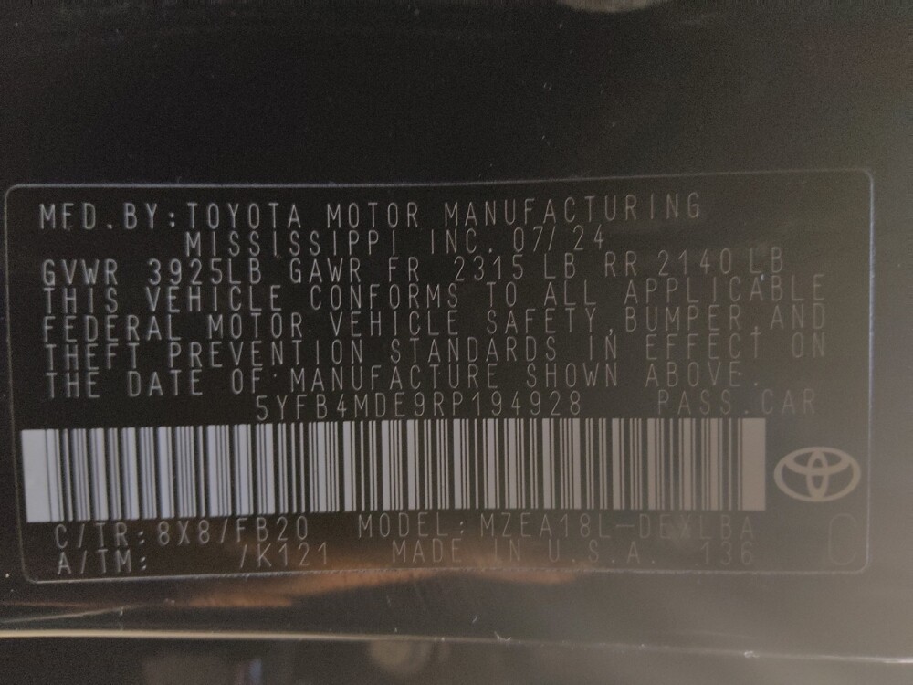 2024 Toyota Corolla in Charlotte, NC 28213 - 18104610 33