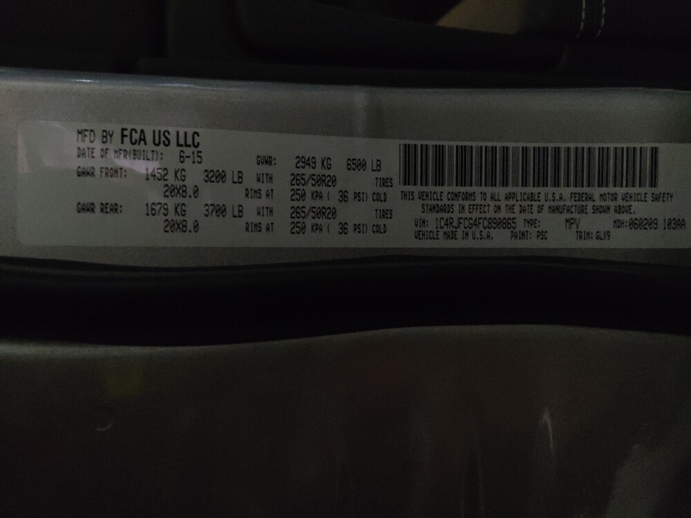 2015 Jeep Grand Cherokee in Lakeland, FL 33815 - 18104621 33