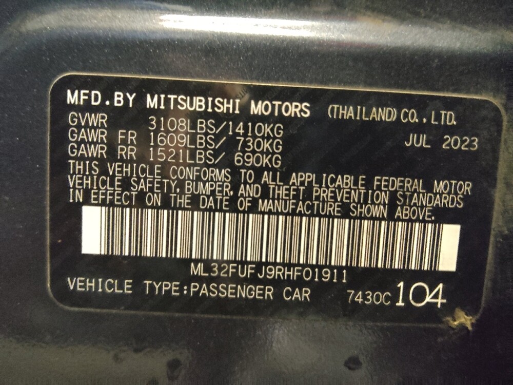 2024 Mitsubishi Mirage G4 in Charleston, SC 29414 - 18104640 33