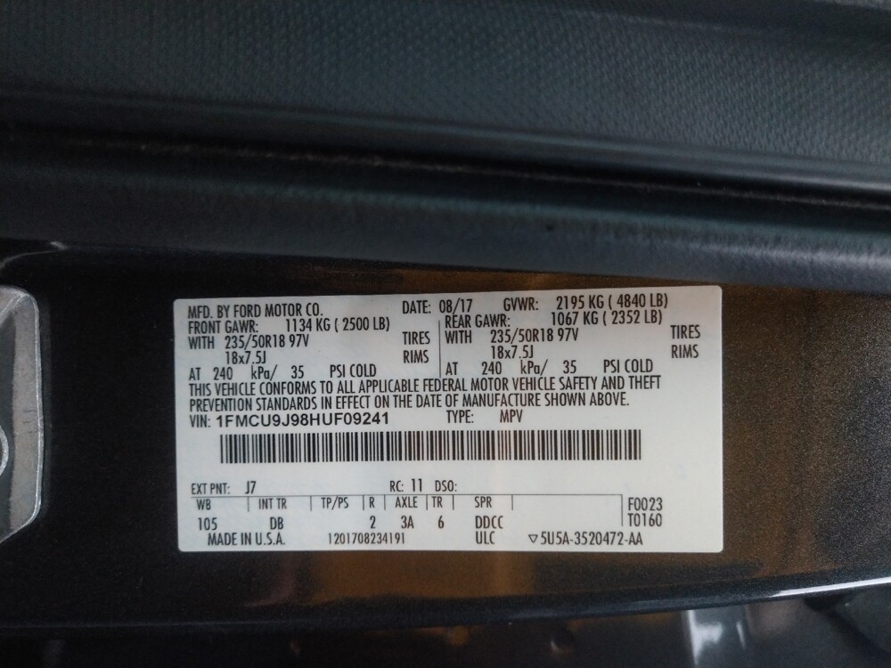 2017 Ford Escape in Glen Burnie, MD 21061 - 18104649 33