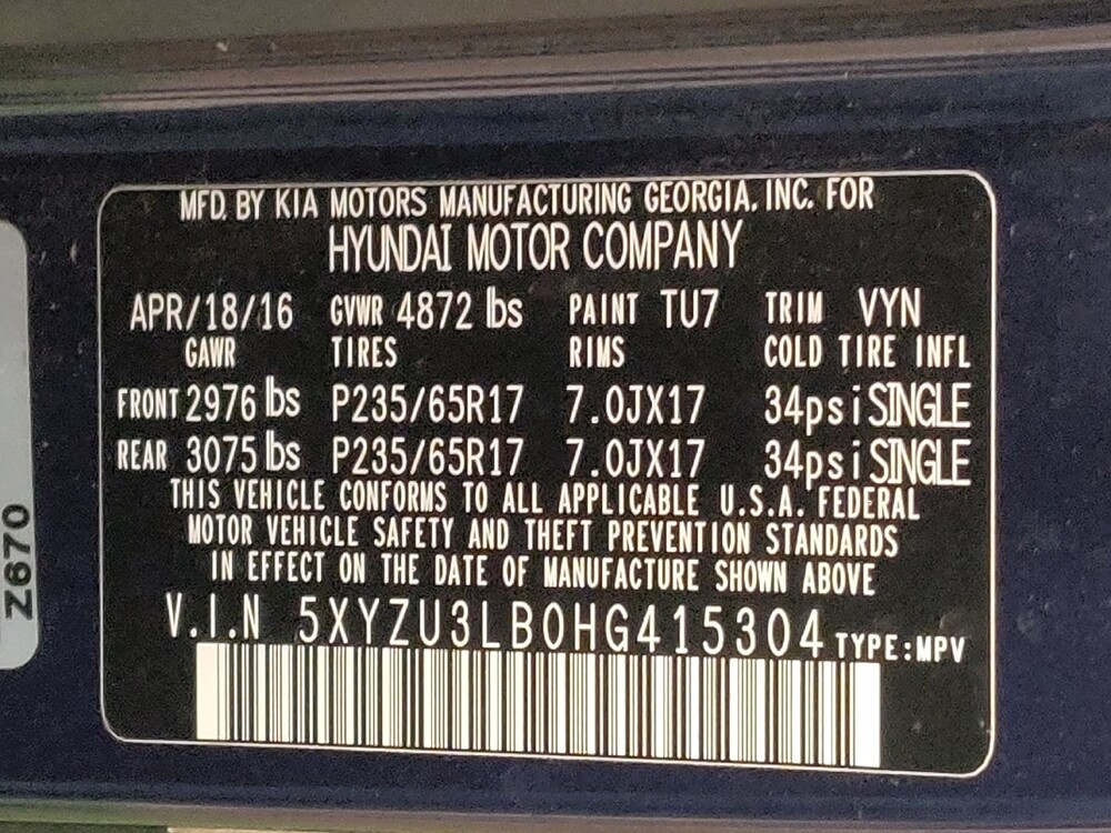 2017 Hyundai Santa Fe in Tulsa, OK 74145 - 18104656 33