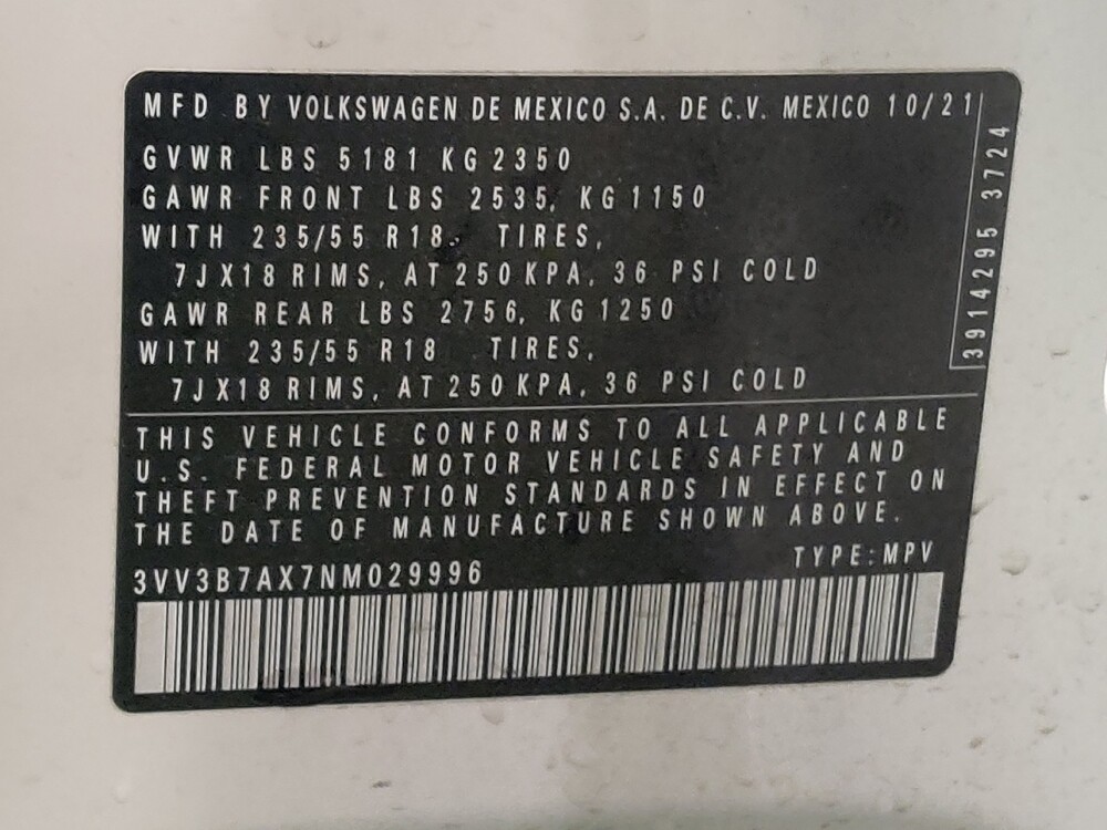 2022 Volkswagen Tiguan in Tulsa, OK 74145 - 18104658 33