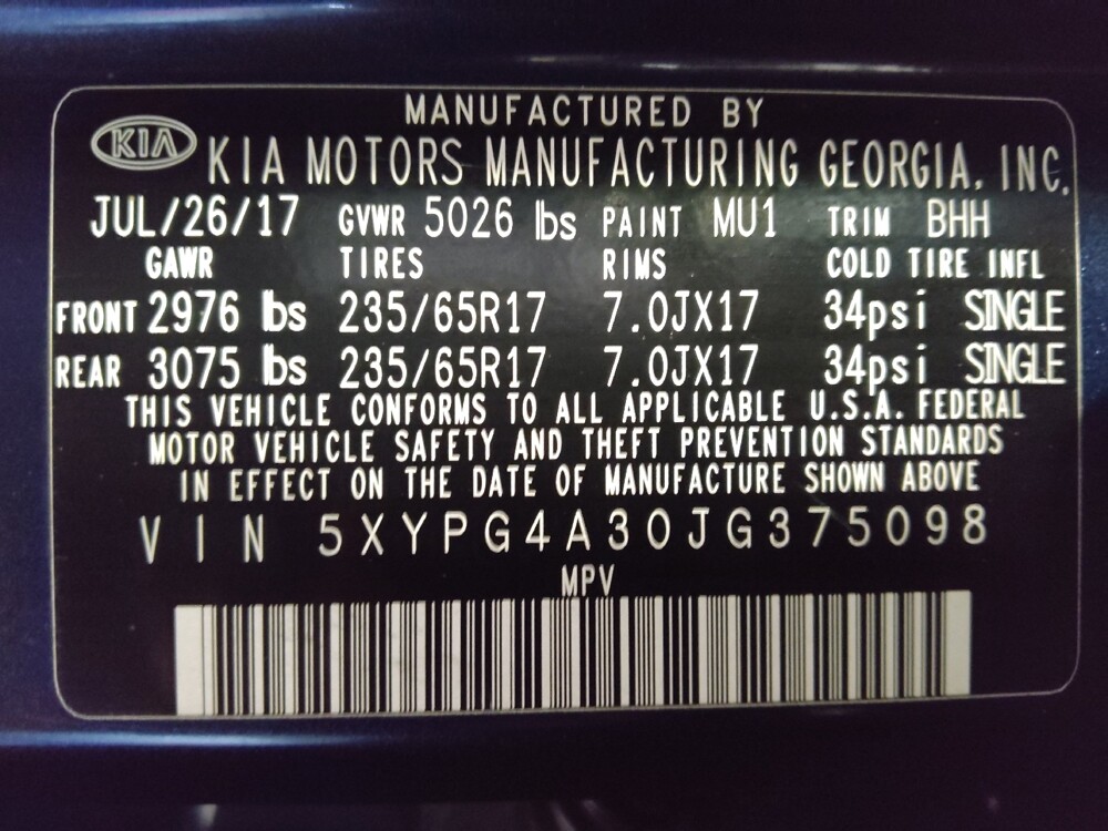 2018 Kia Sorento in Hialeah, FL 33014 - 18104660 33