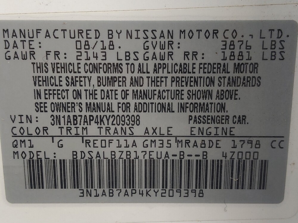 2019 Nissan Sentra in San Antonio, TX 78238 - 18104684 33