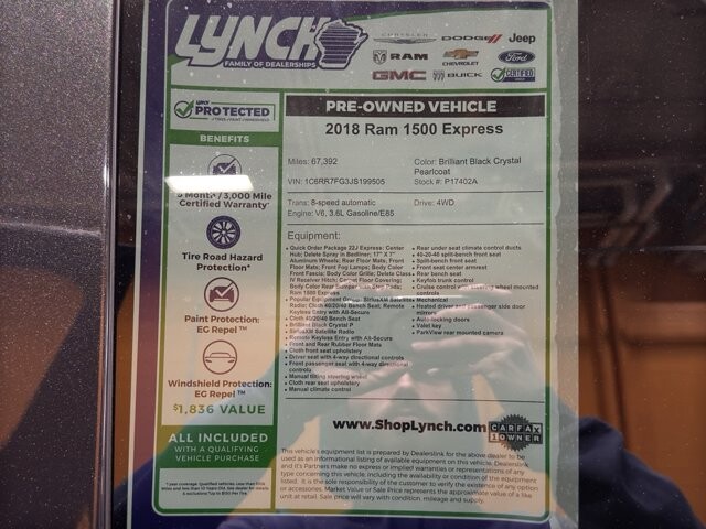 2018 RAM 1500 in Burlington, WI 53105 - 18104714 32