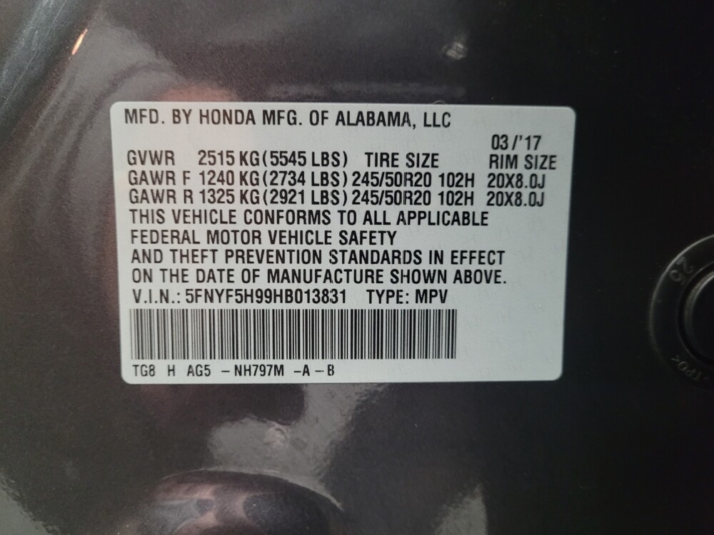 2017 Honda Pilot in Montclair, CA 91763 - 18104752 33