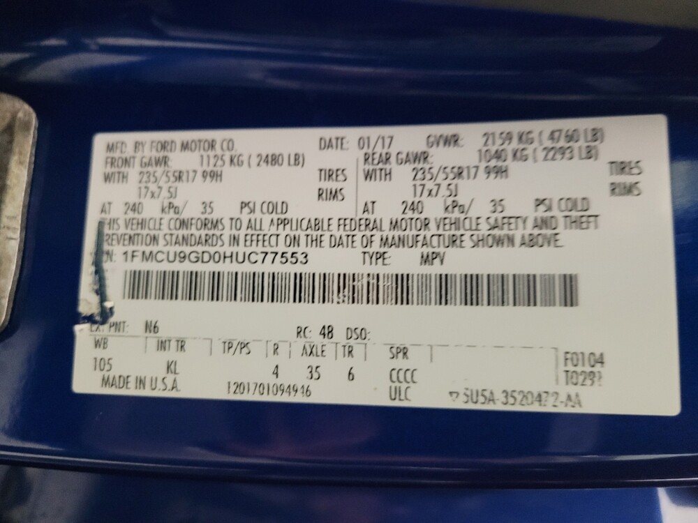 2017 Ford Escape in Mesa, AZ 85210 - 18104819 33