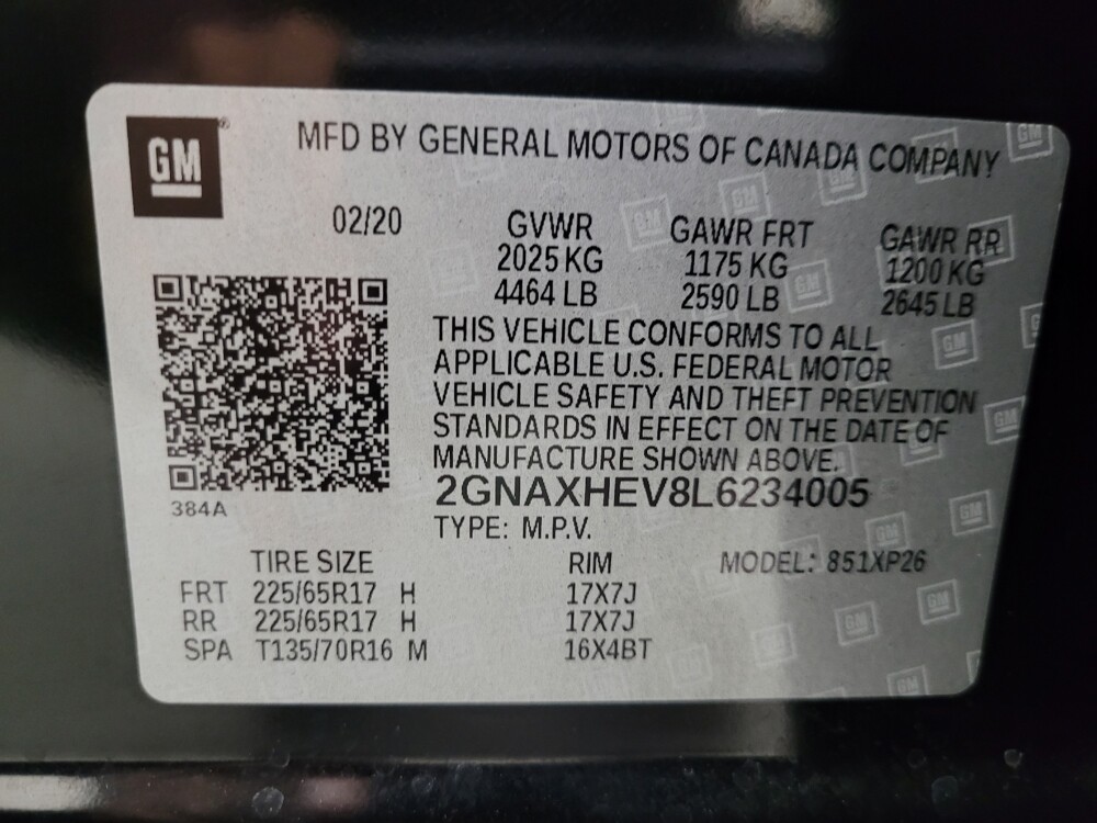 2020 Chevrolet Equinox in Albuquerque, NM 87123 - 18104823 33