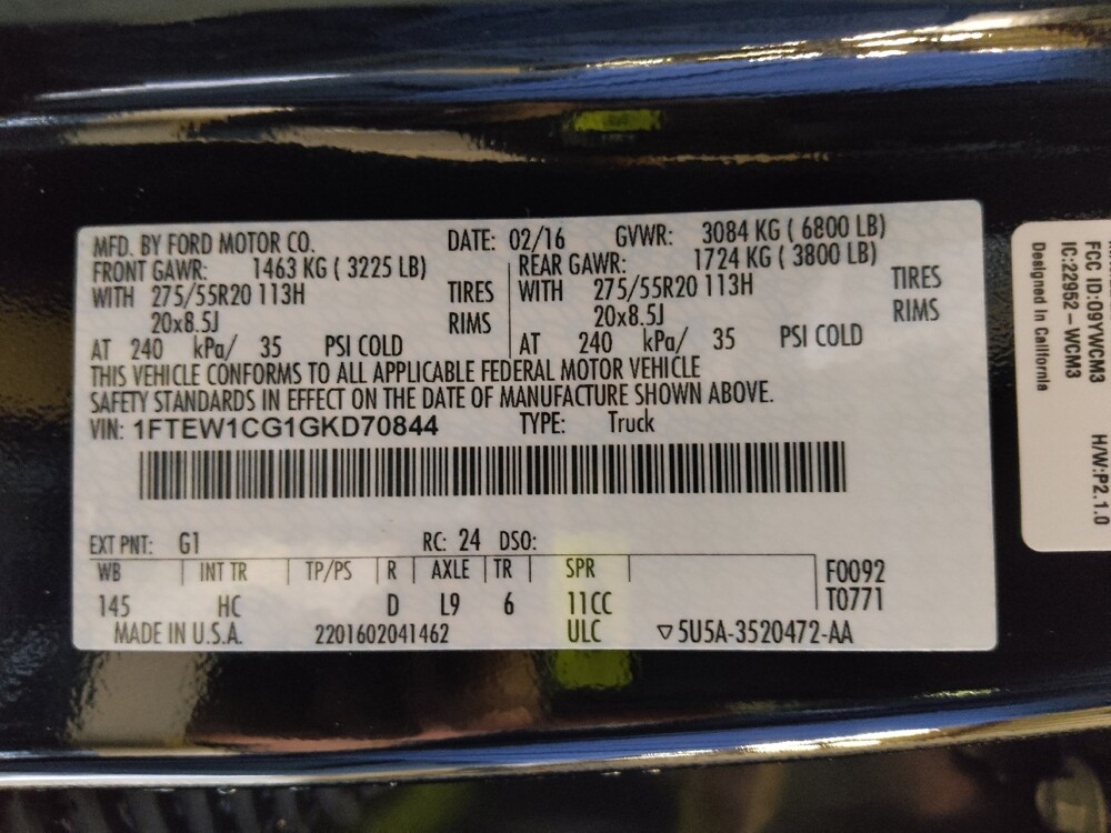 2016 Ford F150 in Tallahassee, FL 32304 - 18104836 33