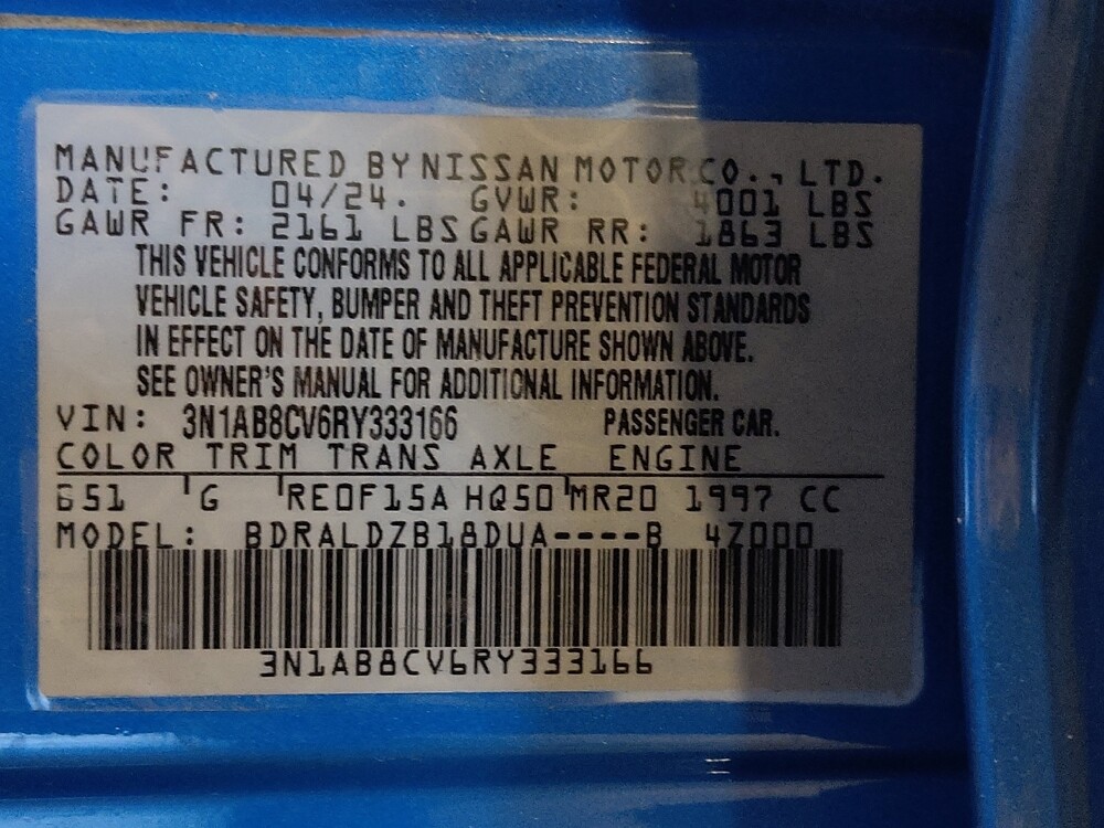 2024 Nissan Sentra in Tampa, FL 33619 - 18104853 33