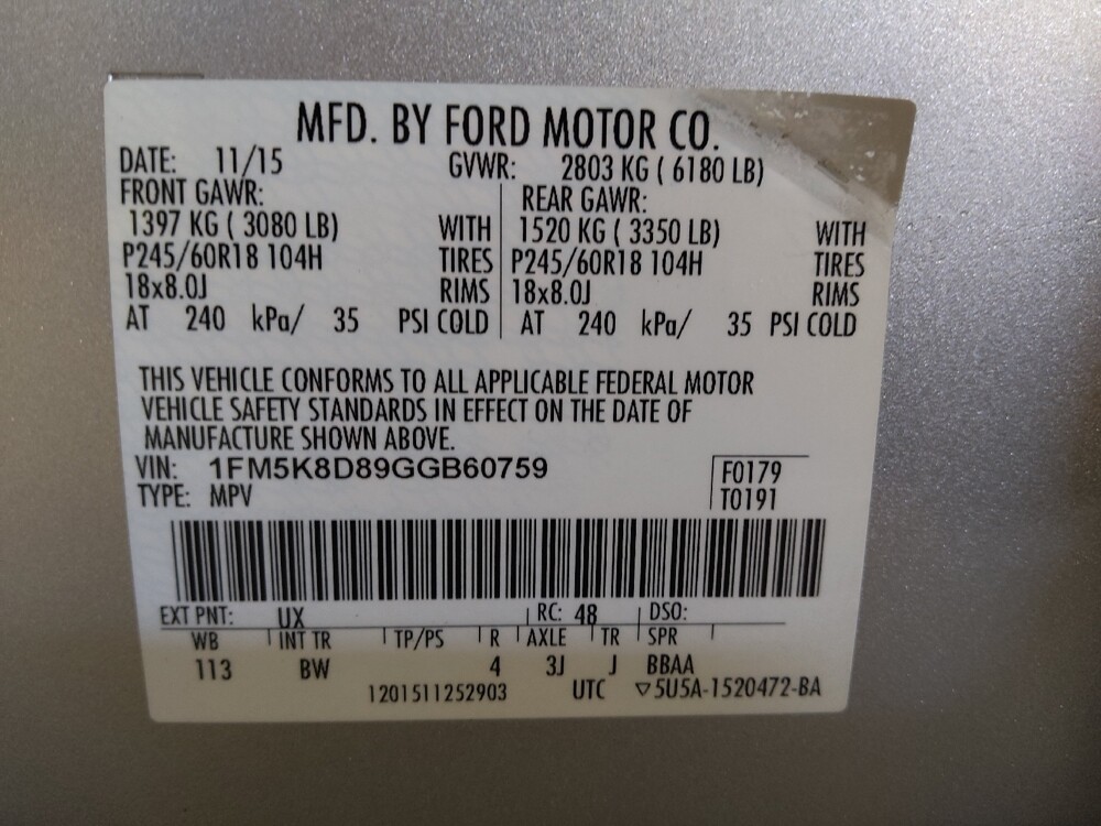 2016 Ford Explorer in Sanford, FL 32773 - 18104890 33