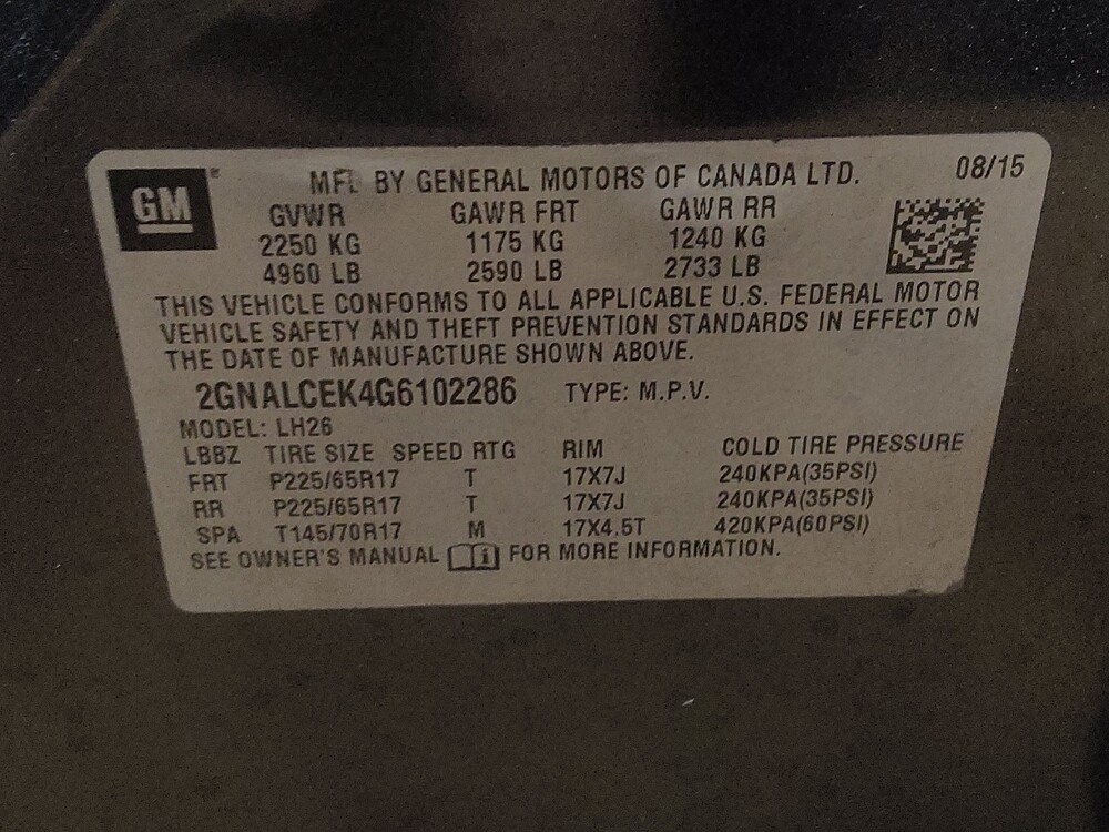 2016 Chevrolet Equinox in Morrow, GA 30260 - 18104892 33