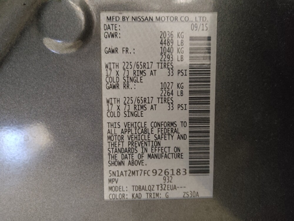 2015 Nissan Rogue in Greenville, NC 27834 - 18104893 33