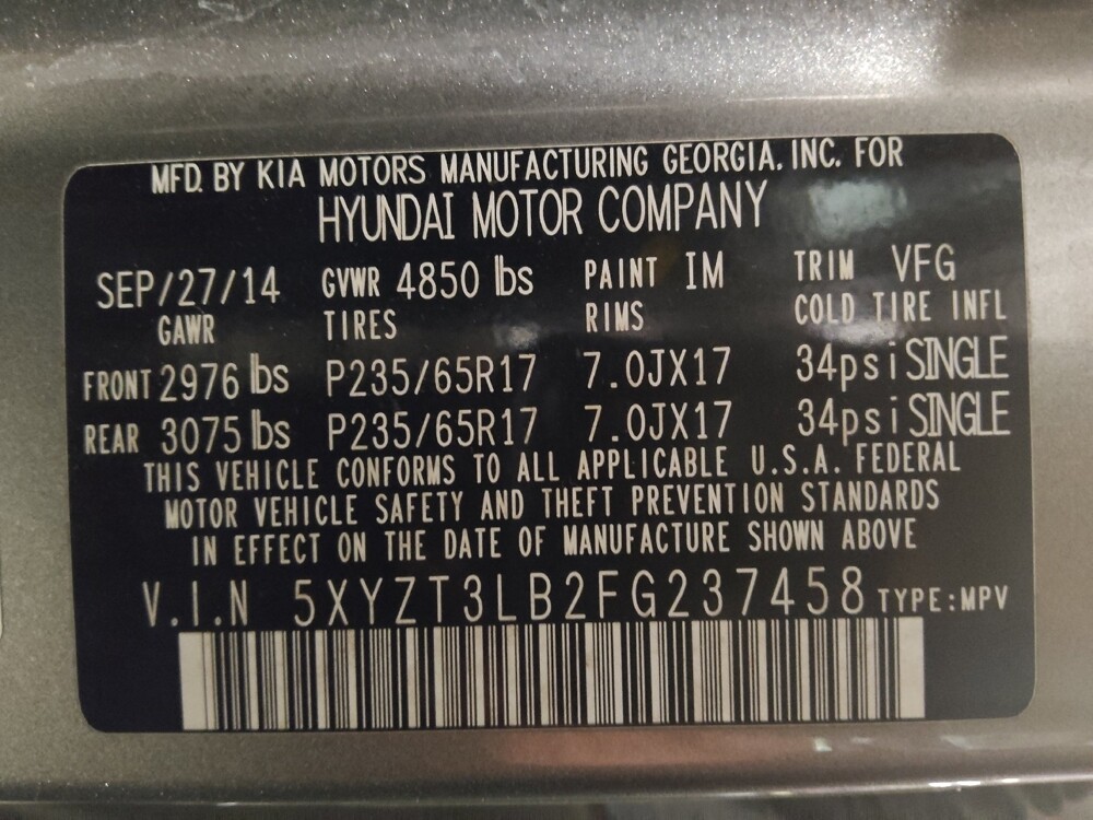 2015 Hyundai Santa Fe in Morrow, GA 30260 - 18104894 33