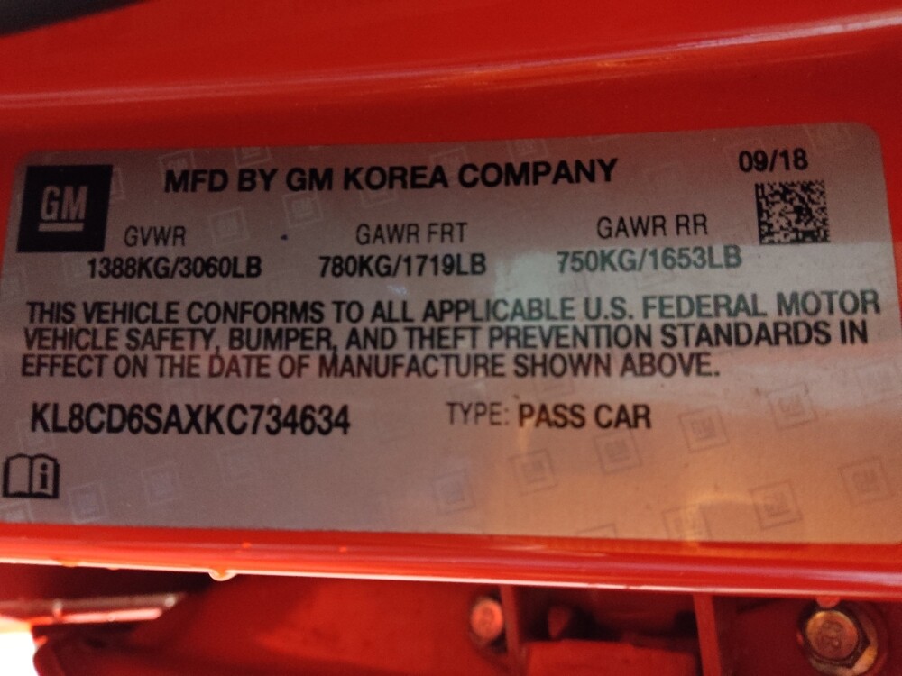 2019 Chevrolet Spark in Raleigh, NC 27604 - 18104916 33