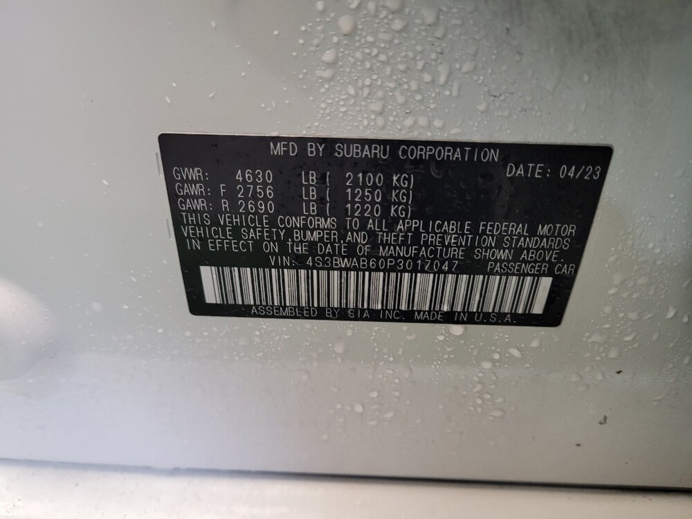 2023 Subaru Legacy in Toledo, OH 43617 - 18104965 33