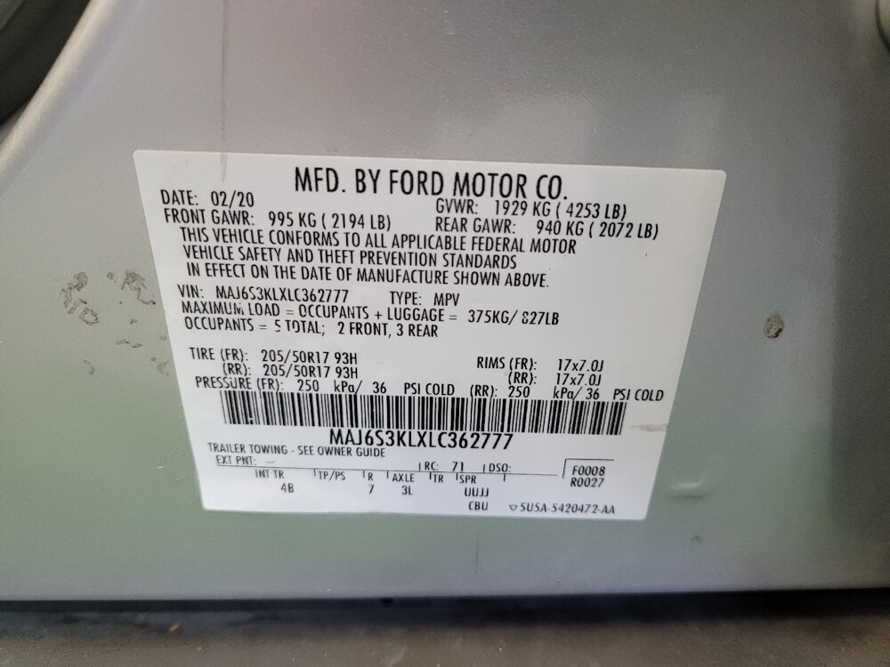 2020 Ford EcoSport in Maple Heights, OH 44137 - 18104966 33