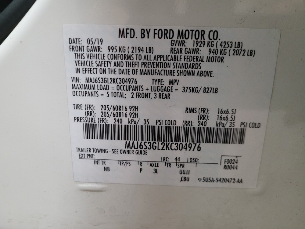2019 Ford EcoSport in New Castle, DE 19720 - 18104976 33