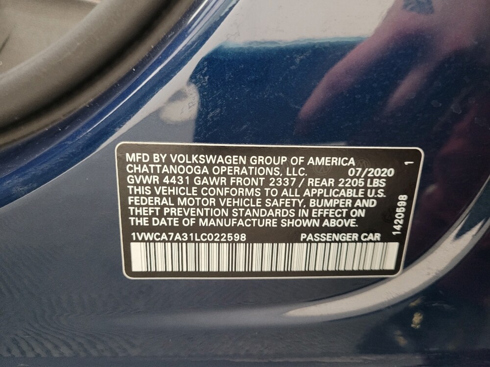 2020 Volkswagen Passat in Langhorne, PA 19047 - 18104988 33