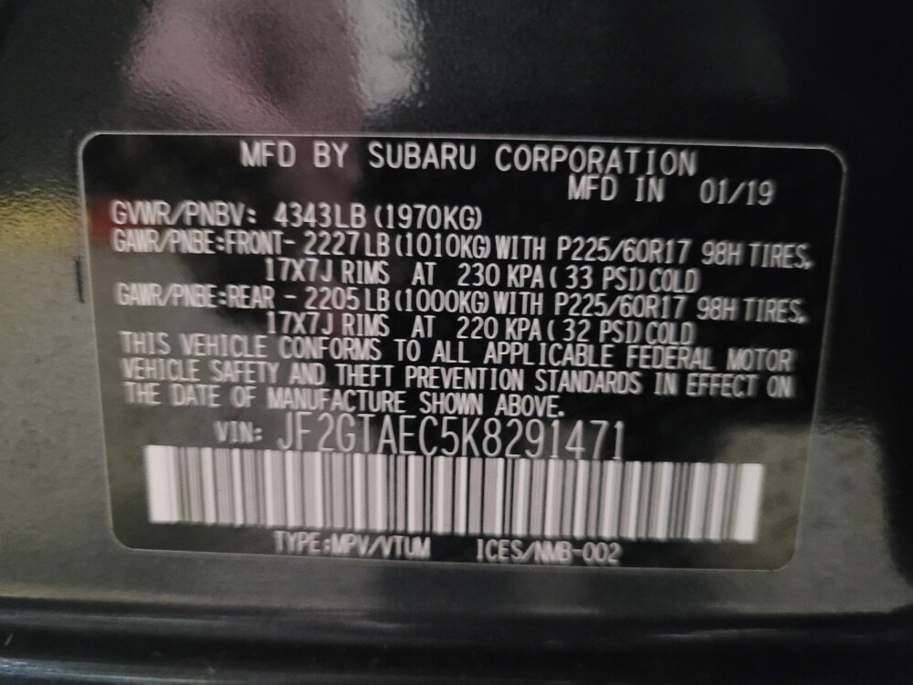 2019 Subaru Crosstrek in Temple Hills, MD 20746 - 18104994 33
