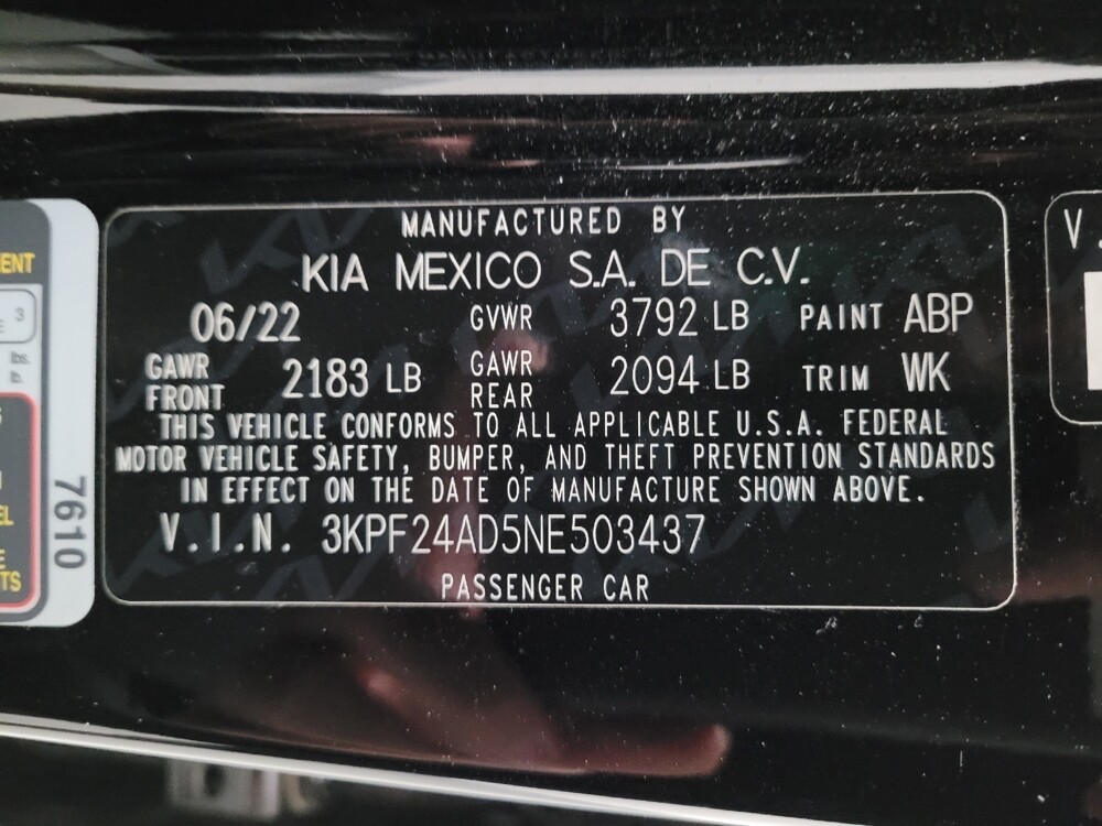 2022 Kia Forte in Riverside, CA 92504 - 18105036 33