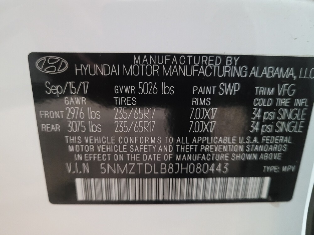 2018 Hyundai Santa Fe in Temple Hills, MD 20746 - 18105071 33