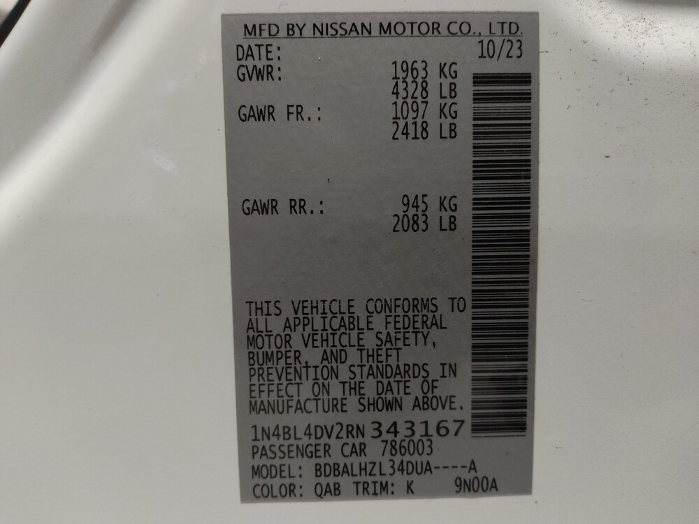 2024 Nissan Altima in Sanford, FL 32773 - 18105102 33