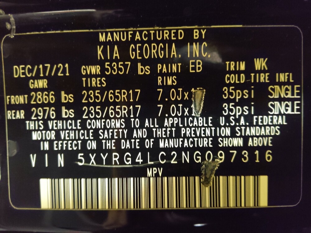 2022 Kia Sorento in Greenville, NC 27834 - 18105181 33