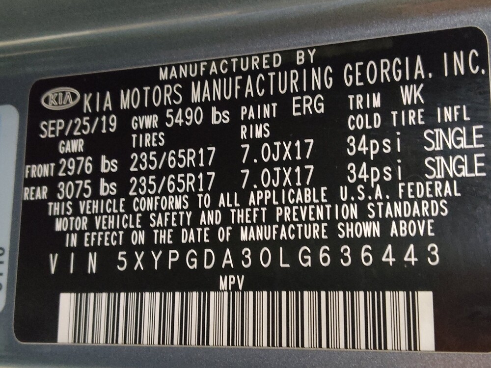 2020 Kia Sorento in Greenville, SC 29607 - 18105194 33