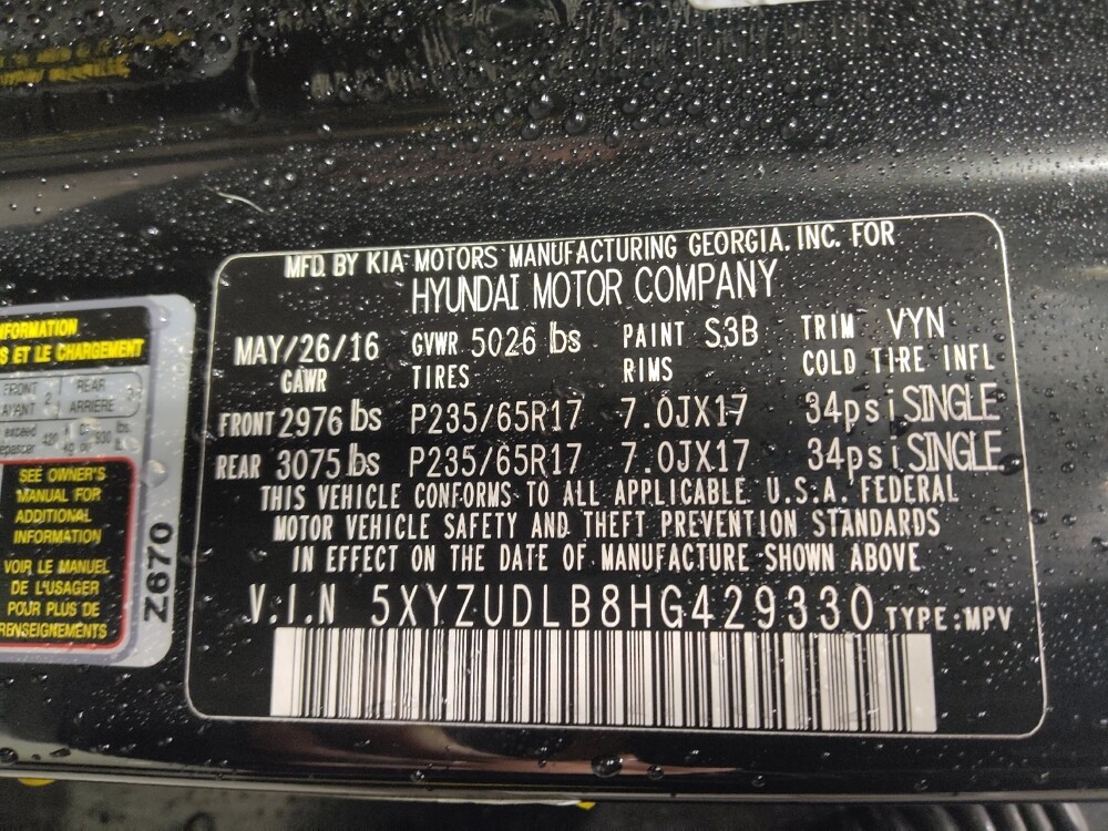 2017 Hyundai Santa Fe in Fayetteville, NC 28304 - 18105198 33