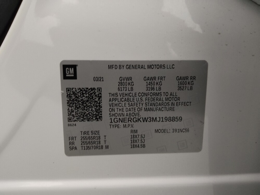 2021 Chevrolet Traverse in Lakeland, FL 33815 - 18105206 33