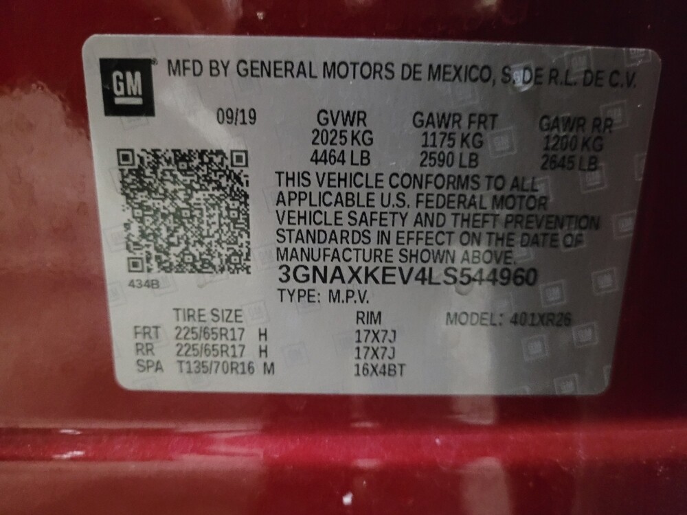 2020 Chevrolet Equinox in Glen Burnie, MD 21061 - 18105232 33