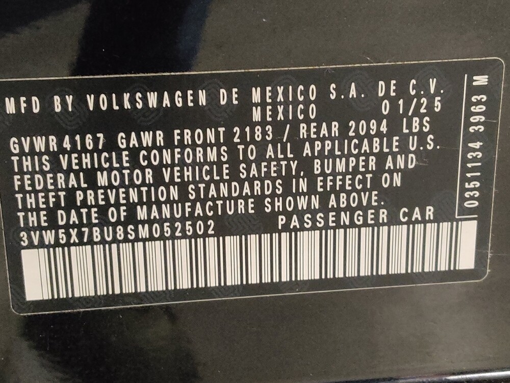 2025 Volkswagen Jetta in Fort Worth, TX 76116 - 18105288 33