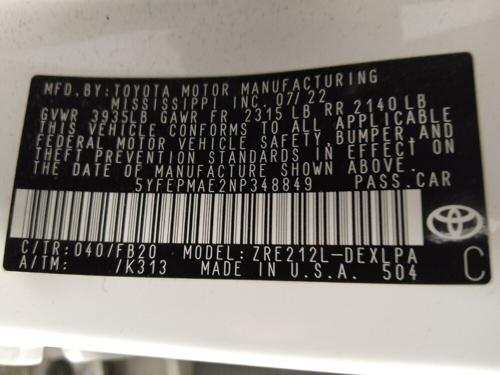 2022 Toyota Corolla in Duluth, GA 30096 - 18105311 33