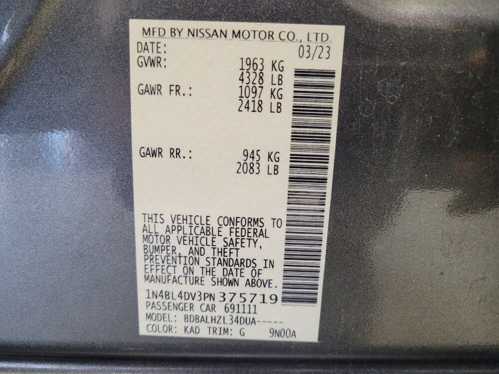 2023 Nissan Altima in Montclair, CA 91763 - 18105422 33