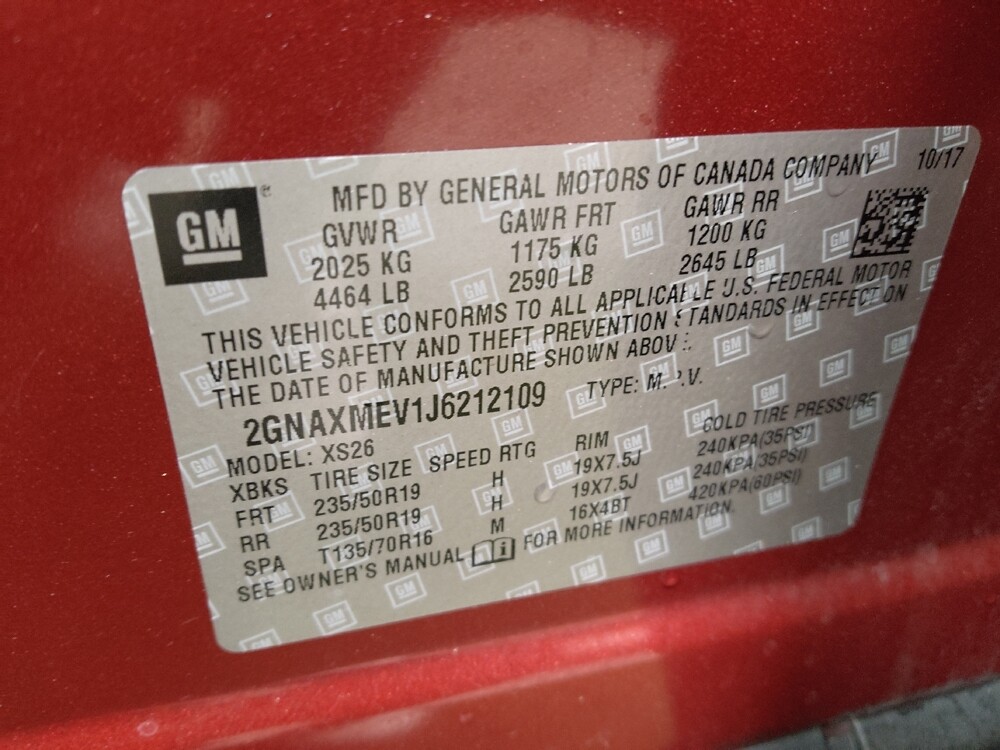 2018 Chevrolet Equinox in Duluth, GA 30096 - 18105446 33