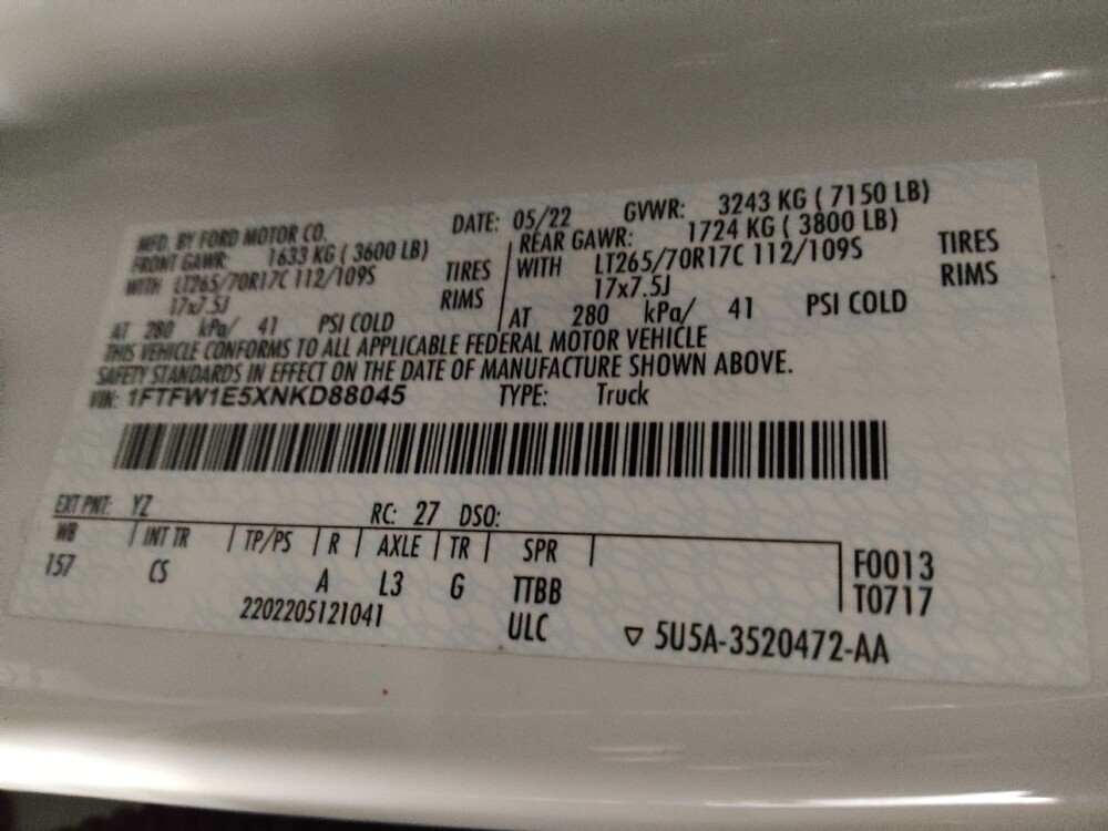 2022 Ford F150 in Jackson, MS 39211 - 18105452 33