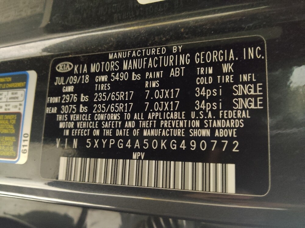 2019 Kia Sorento in Stone Mountain, GA 30083 - 18105465 33