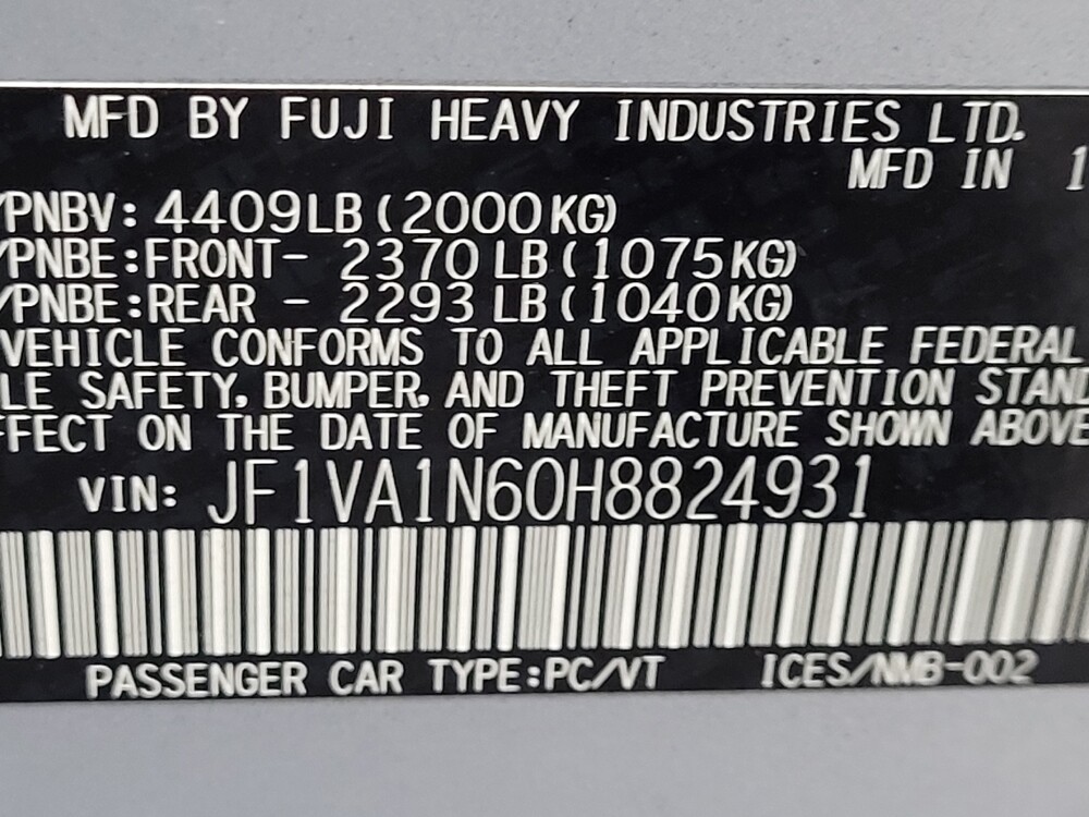 2017 Subaru WRX in Las Vegas, NV 89104 - 18105487 33