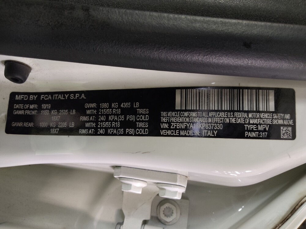 2019 FIAT 500X in Tallahassee, FL 32304 - 18105501 33