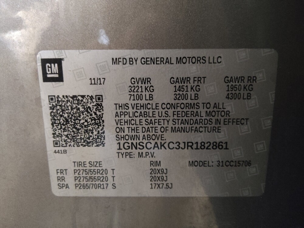 2018 Chevrolet Tahoe in Orlando, FL 32808 - 18105525 33