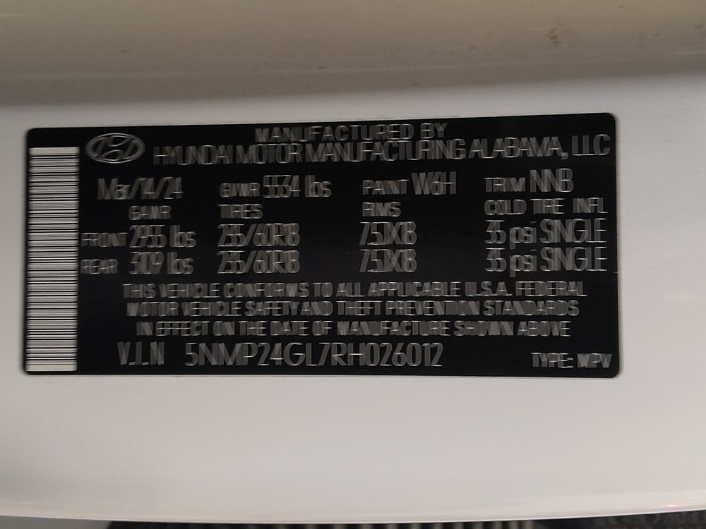 2024 Hyundai Santa Fe in Jacksonville, FL 32210 - 18105537 33