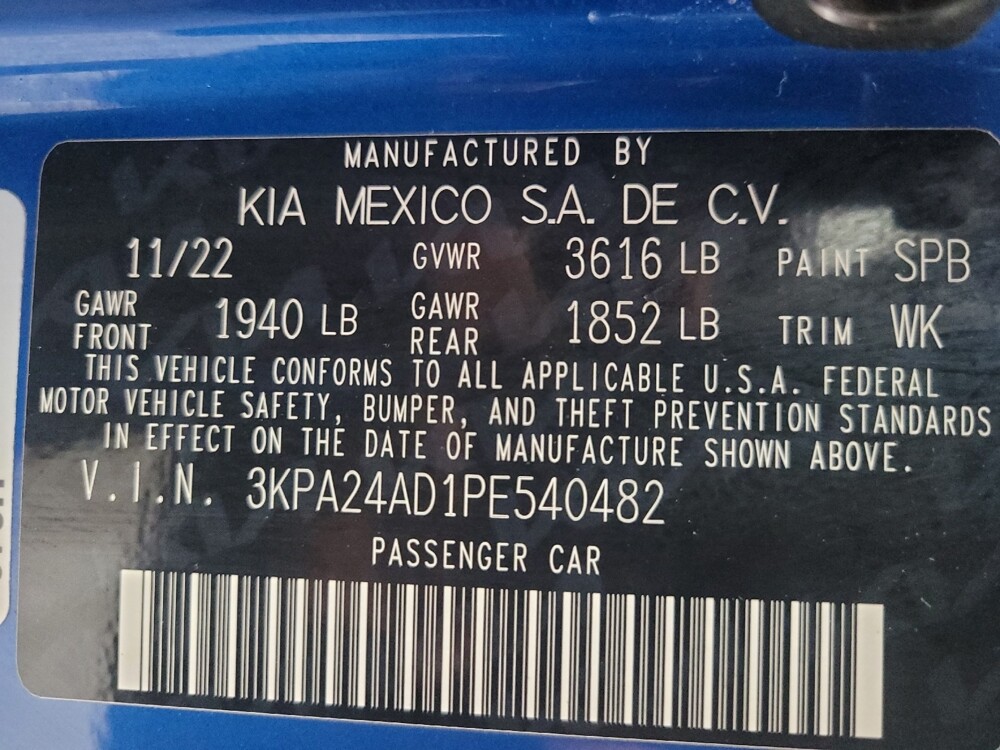 2023 Kia Rio in Memphis, TN 38128 - 18105571 33