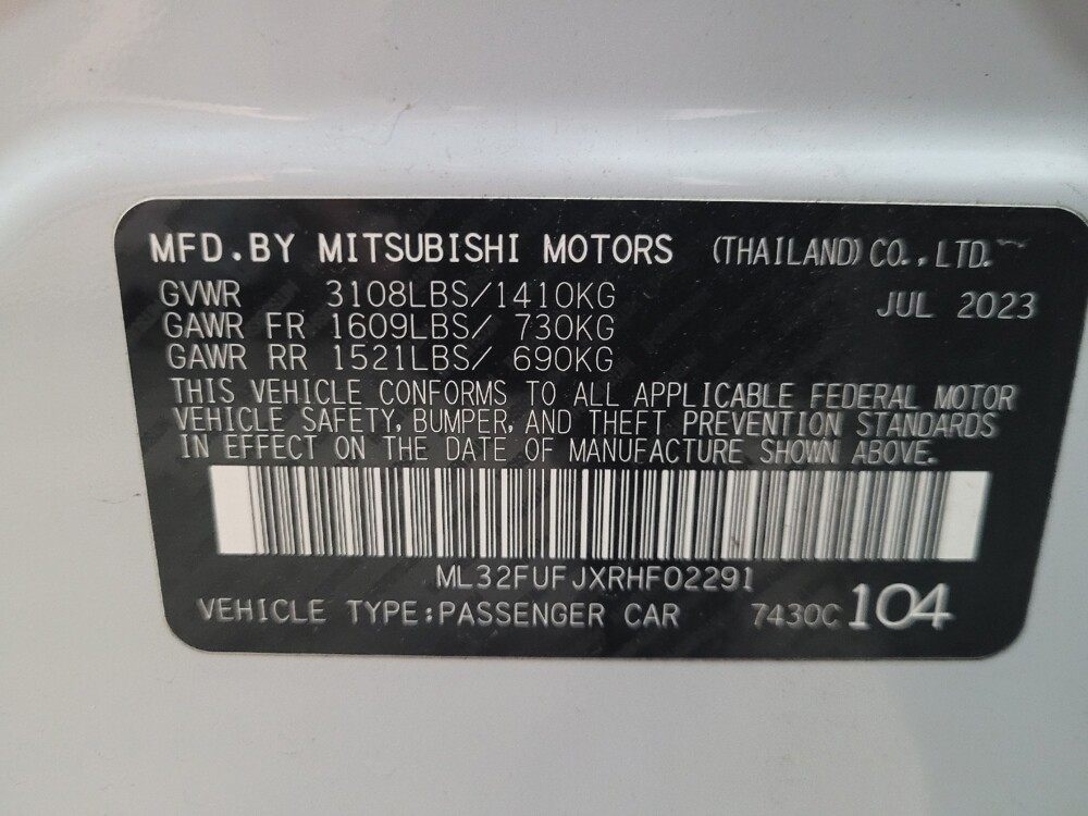 2024 Mitsubishi Mirage G4 in Laurel, MD 20724 - 18105606 33