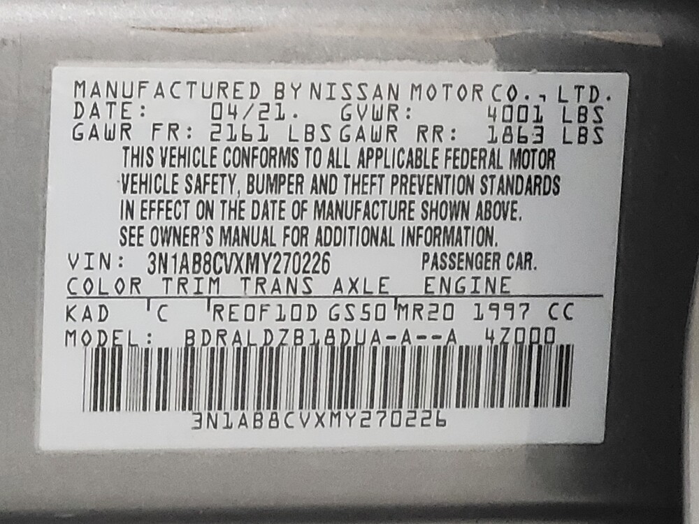 2021 Nissan Sentra in Memphis, TN 38115 - 18105708 33