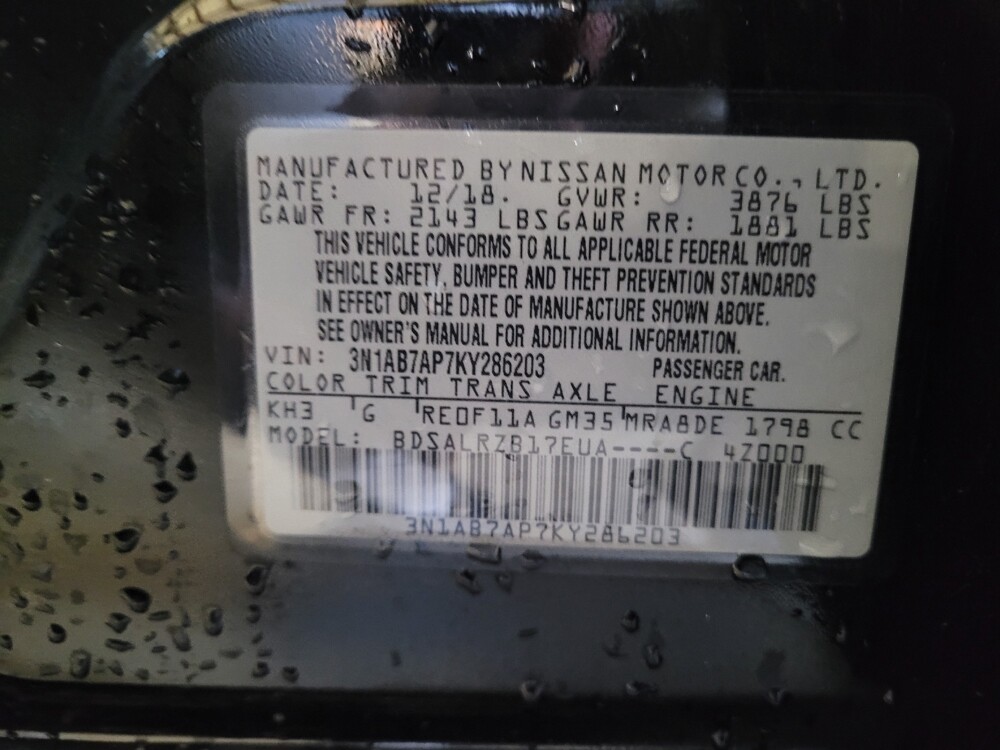 2019 Nissan Sentra in Tampa, FL 33612 - 18105732 33