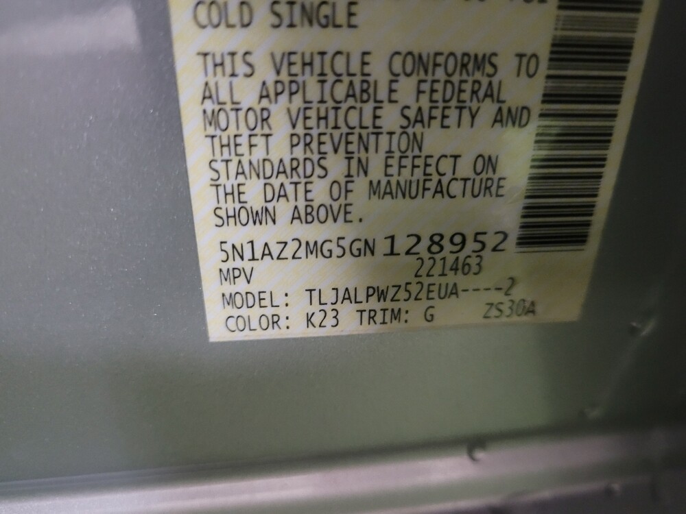 2016 Nissan Murano in Columbus, GA 31909 - 18105779 33