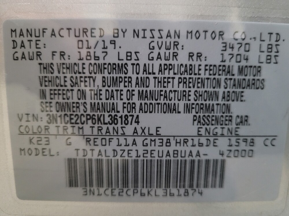 2019 Nissan Versa Note in Newport News, VA 23601 - 18105782 33