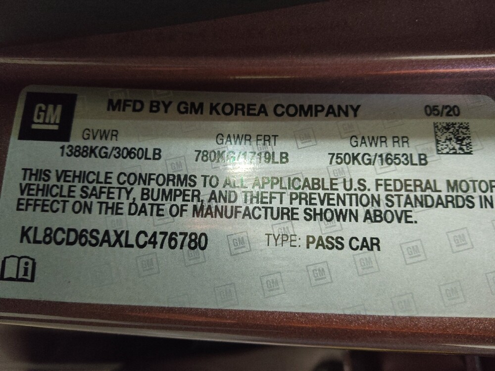 2020 Chevrolet Spark in Columbia, SC 29210 - 18105798 33